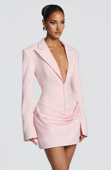 Susie Mini Dress - Blush